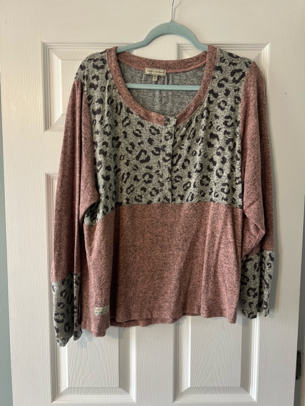 Simply Southern Mauve Heathered Pullover